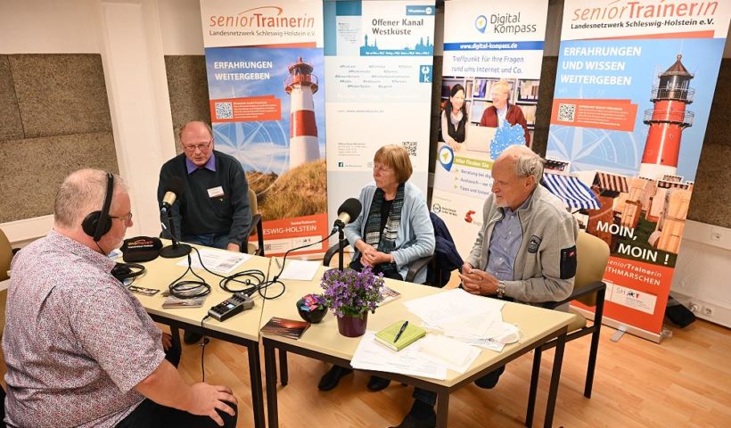 SeniorTrainer des Kompetenzteam Dithmarschen im OK-Radio Westküste