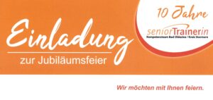 10 Jahre seniorTrainerin Bad Oldesloe